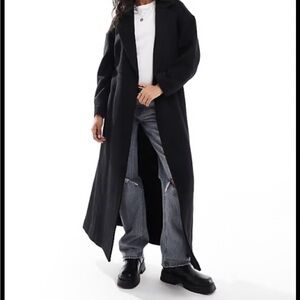 Jheri Richard’s Black Long Trench Coat